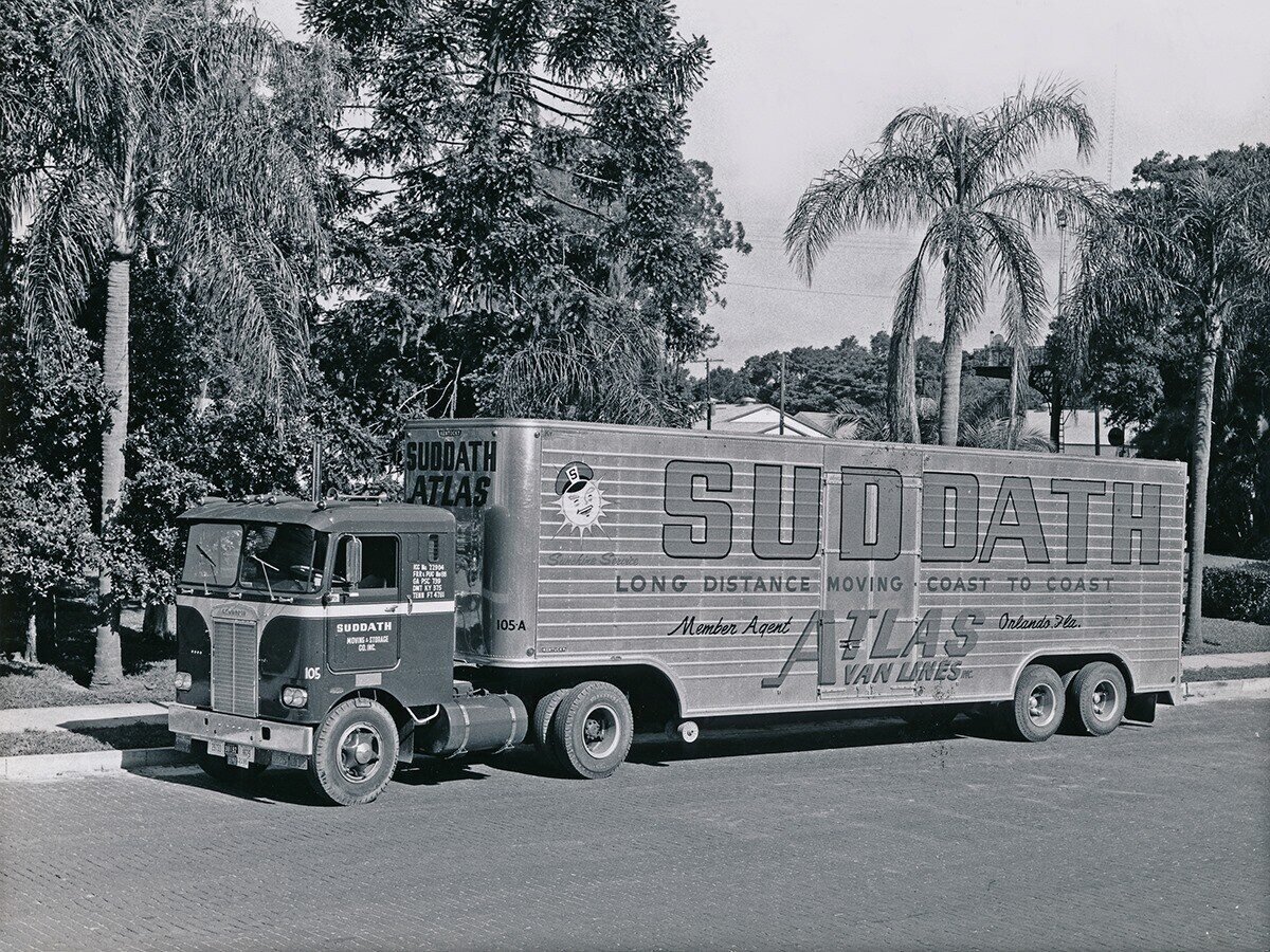 Vintage Suddath Moving truck