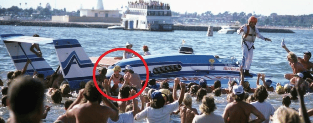 Jimmie Johnson Aboard the Blue Blaster